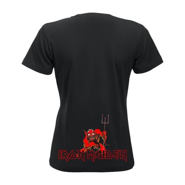 Iron maiden Number of the Beast Watermark (lady) T-Shirt, Kvinder