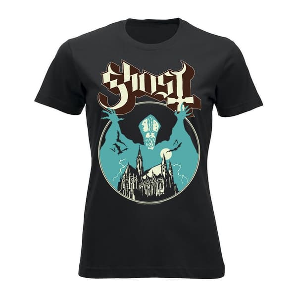 Ghost Opus (lady) Naisten T-Paita Musta Small
