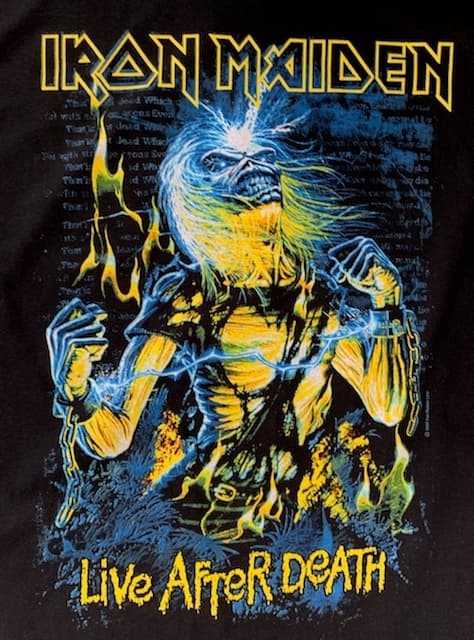 Iron Maiden Live After Death T-shirt til børn