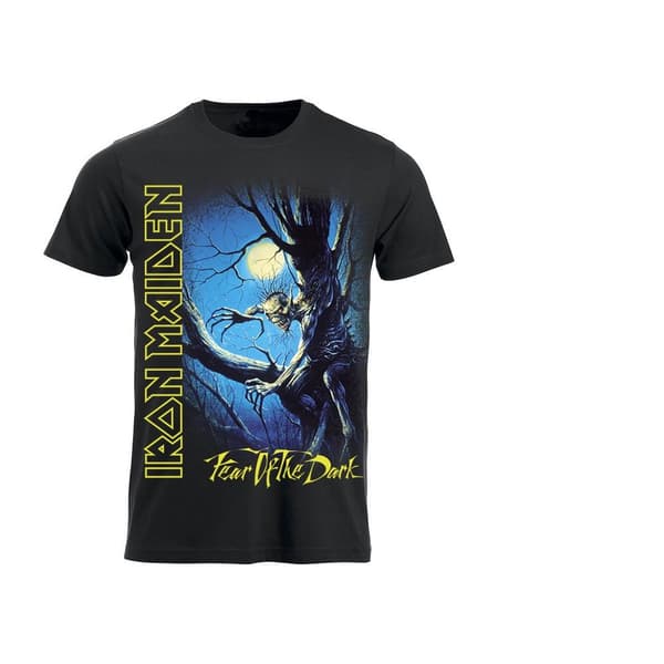 Iron Maiden Fear of the Dark T-shirt til børn Sort 140 cm, 9-10 Y