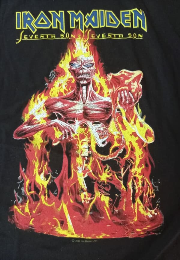 Iron Maiden Seventh Son of a Seventh Son T-shirt til børn