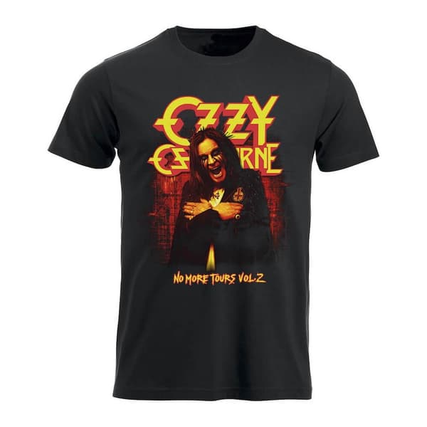 Ozzy Osbourne No more tours vol2  T-Paita Musta Large