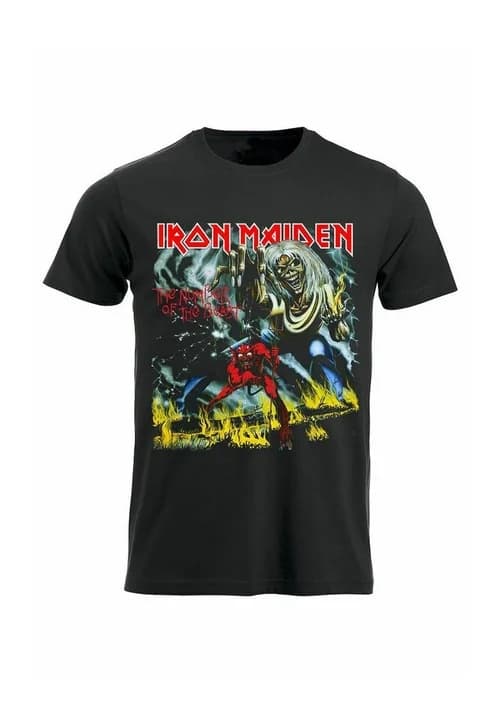 Iron Maiden Number of the beast  T-Shirt Svart Medium