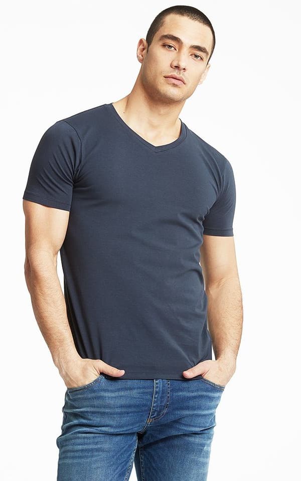 Lindbergh White - T-shirt 30-48001E V-hals