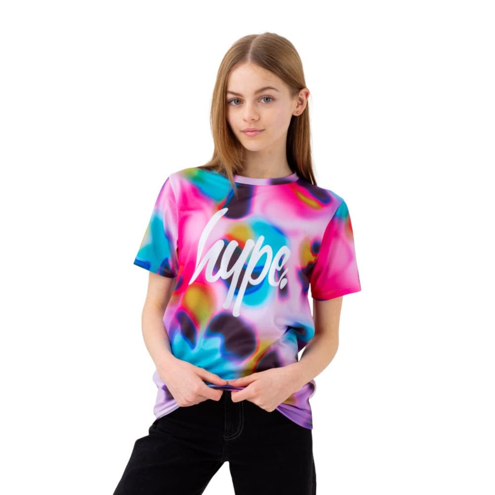 Hype Flickor Neon Spots Script T-Shirt