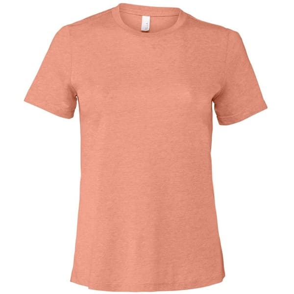 Bella + Canvas CVC T-shirt med afslappet pasform til kvinder/damer