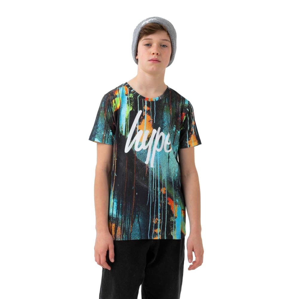 Hype Pojkar Spray Drips Script T-Shirt