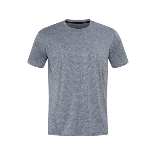 Stedman Mens Move Recycled Sport T-Shirt Denim Heather XXL