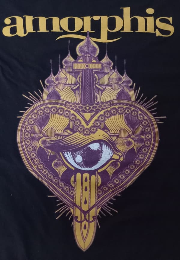 Amorphis Queen of Time tour  T-Paita