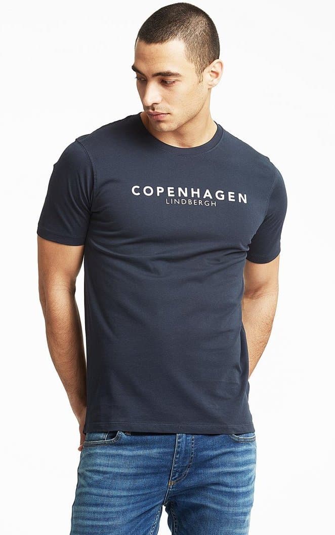 Lindbergh White - T-shirt 30-400172A Logo