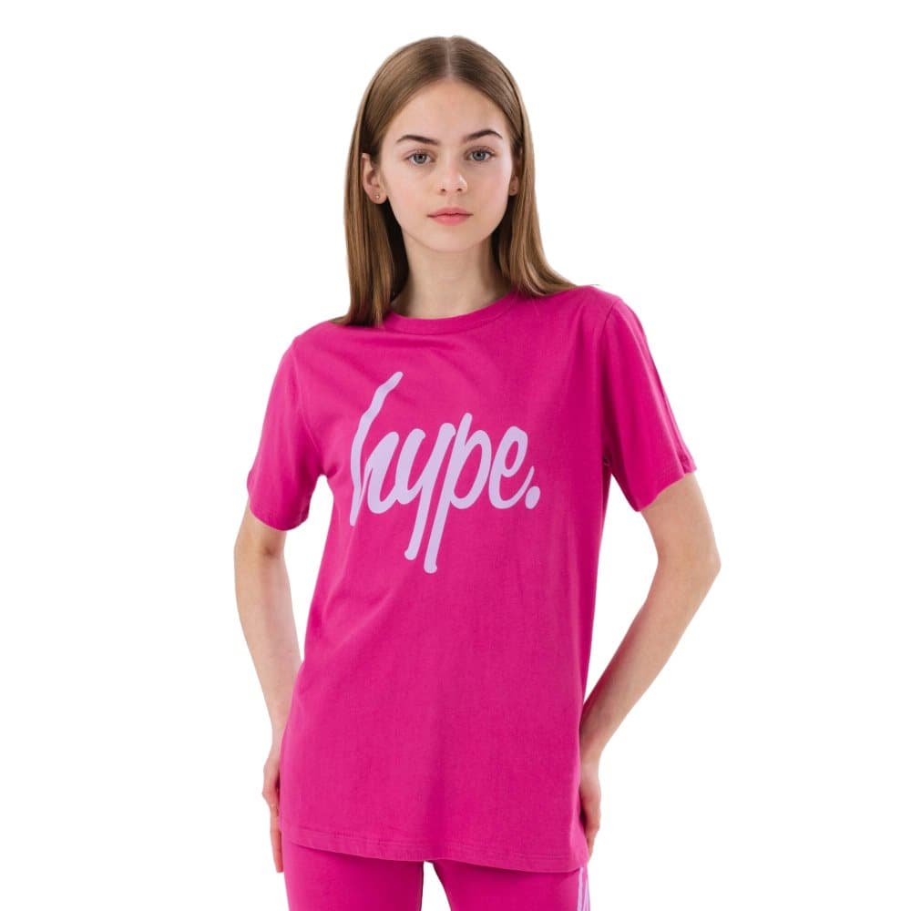 Hype T-shirt för flickor med skrift