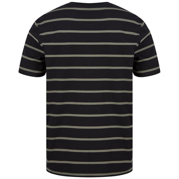 Front Row Unisex T-shirt med striber til voksne
