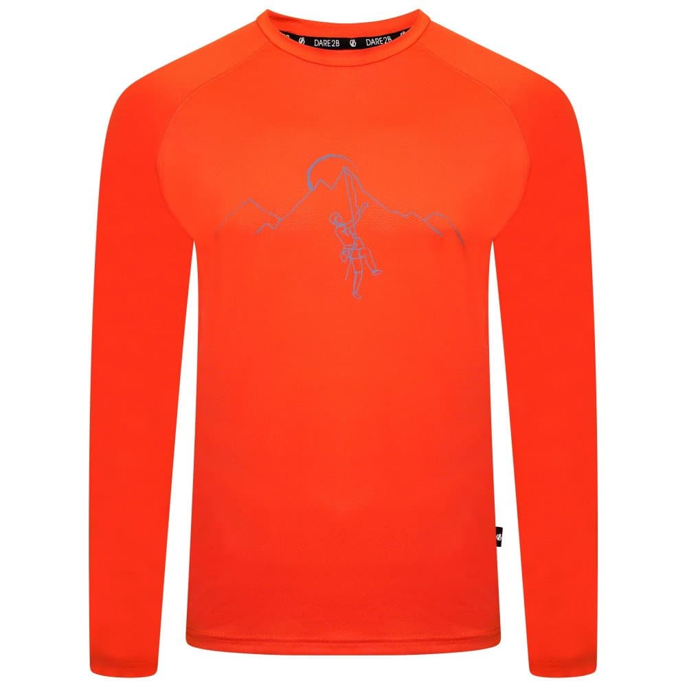 Dare 2B Mens Righteous II Mountain Climbing Recycled långärmad T-shirt med lång ärm