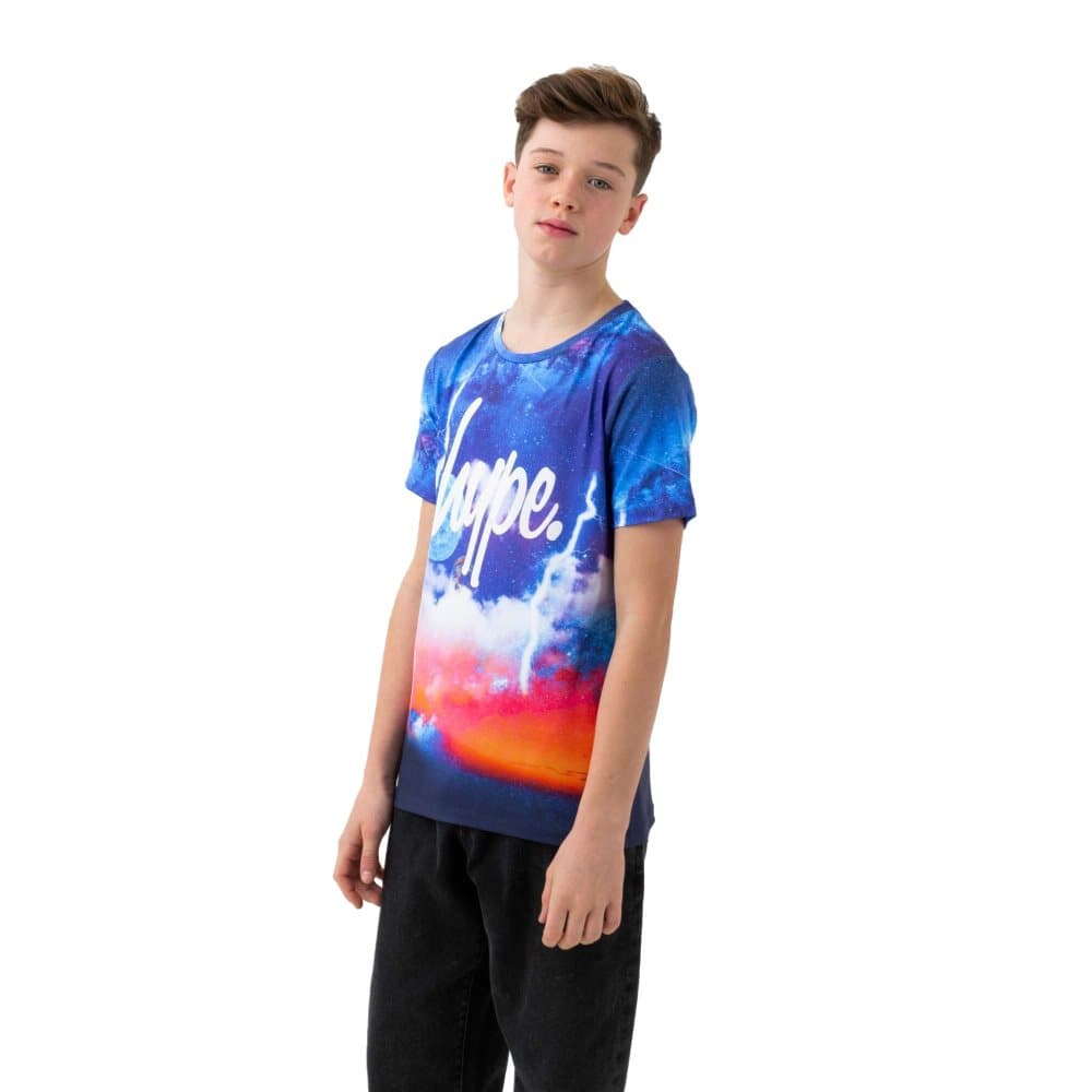 Hype Pojkar Galaxy Horizon Script T-Shirt