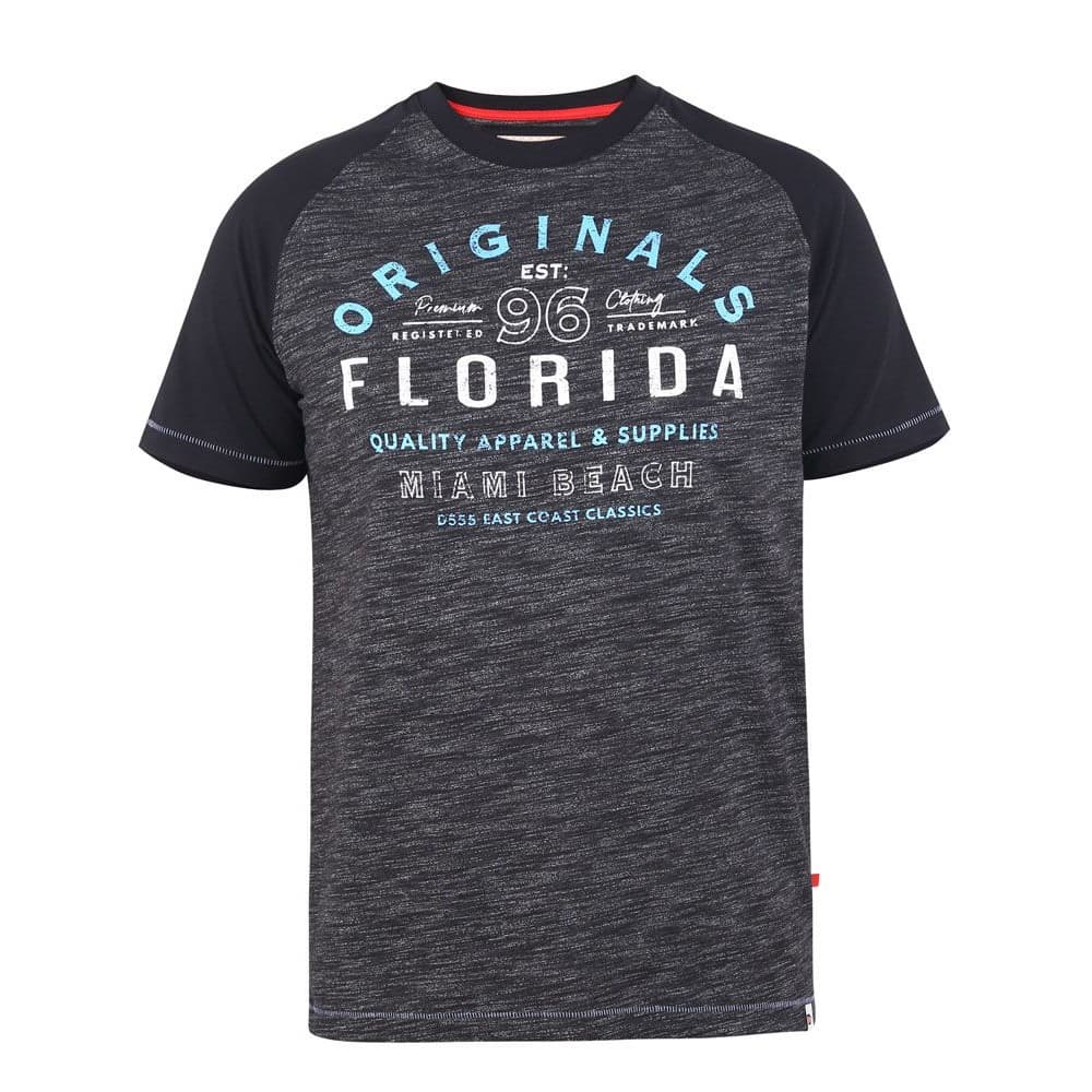 Duke Whitfield D555 Florida Originals Kingsize T-Shirt för herrar