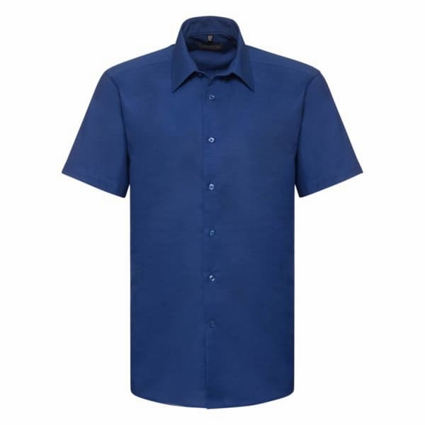 Russell Collection Oxford Easy-Care Tailored Shirt för män