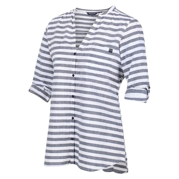 Regatta Womens/Ladies Malaya Stripe Long-Sleeved Shirt