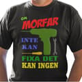 Miniatyrbild 1 av 3: Svart T-shirt - Om Morfar inte kan fixa det kan ingen
