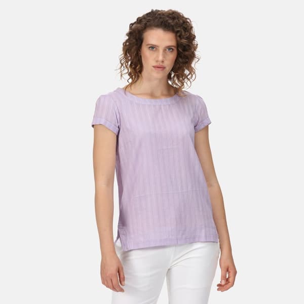Regatta Womens/Ladies Jaelynn Dobby Cotton T-Shirt