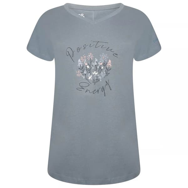 Dare 2B Womens/Ladies Moments II Floral T-Shirt Bluestone 6 UK
