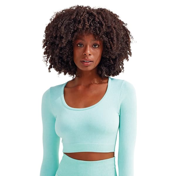 TriDri Womens/Ladies Ribbed Seamless 3D Crop Top