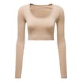 Miniatyrbilde 1 av 3: TriDri Womens/Ladies Ribbed Seamless 3D Crop Top