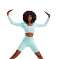 Miniatyrbilde 3 av 3: TriDri Womens/Ladies Ribbed Seamless 3D Crop Top