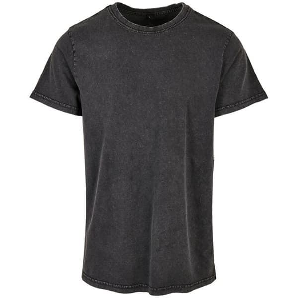 Build Your Brand T-shirt för män med Acid Wash