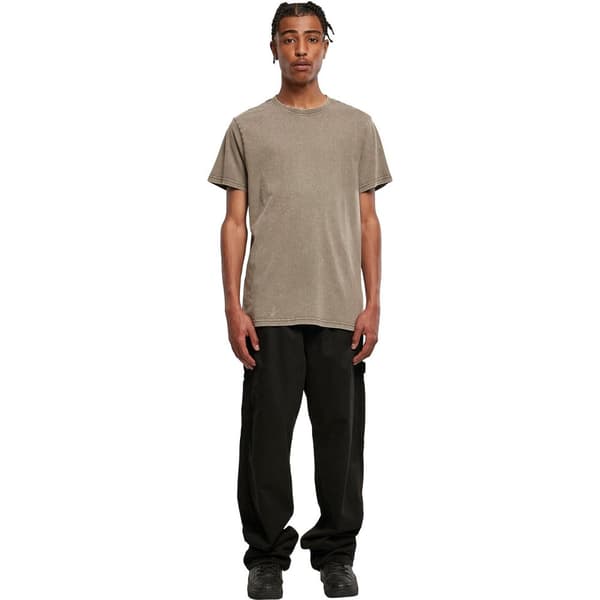 Build Your Brand T-shirt för män med Acid Wash