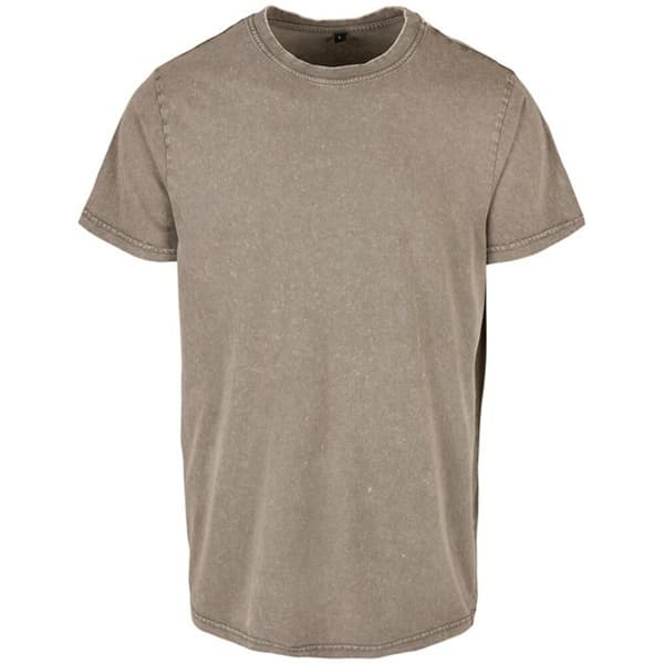 Build Your Brand T-shirt för män med Acid Wash