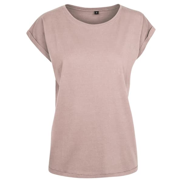 Build Your Brand T-shirt med förlängd axel för kvinnor och damer