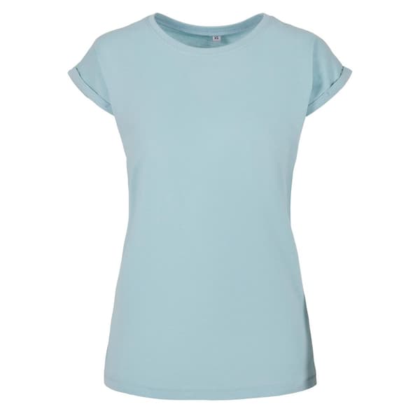 Build Your Brand Womens/Ladies Extended Shoulder T-Shirt