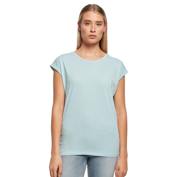 Build Your Brand Womens/Ladies Extended Shoulder T-Shirt