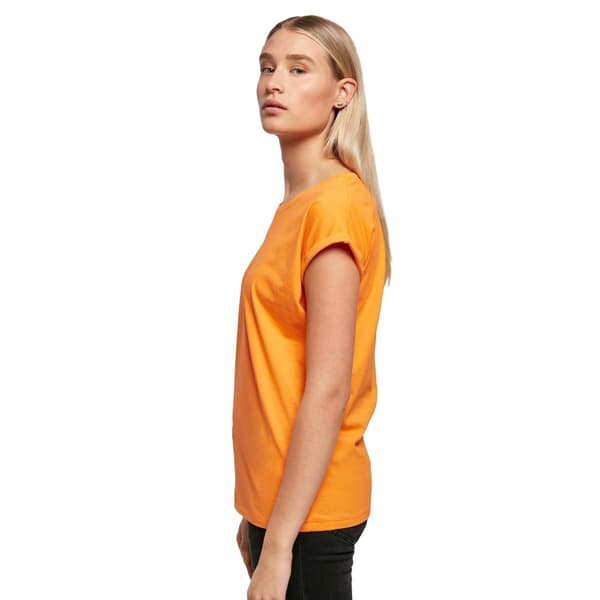 Build Your Brand Womens/Ladies Extended Shoulder T-Shirt