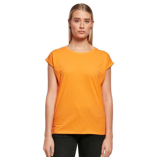 Build Your Brand Womens/Ladies Extended Shoulder T-Shirt