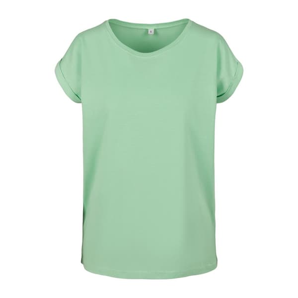 Build Your Brand Womens/Ladies Extended Shoulder T-Shirt