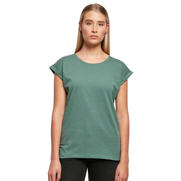 Build Your Brand Womens/Ladies Extended Shoulder T-Shirt