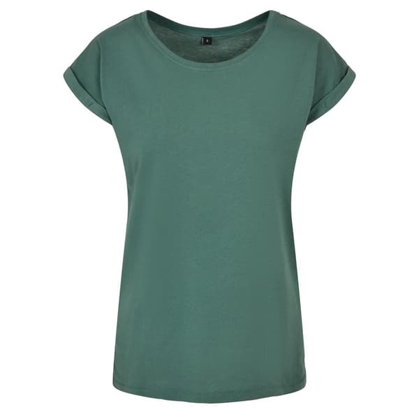 Build Your Brand Womens/Ladies Extended Shoulder T-Shirt