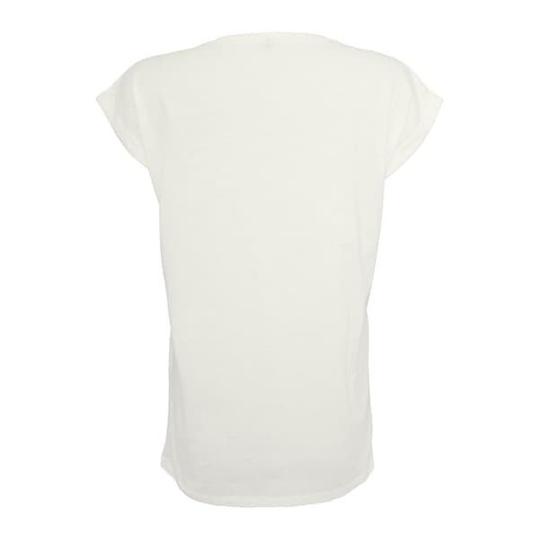 Build Your Brand Womens/Ladies Extended Shoulder T-Shirt