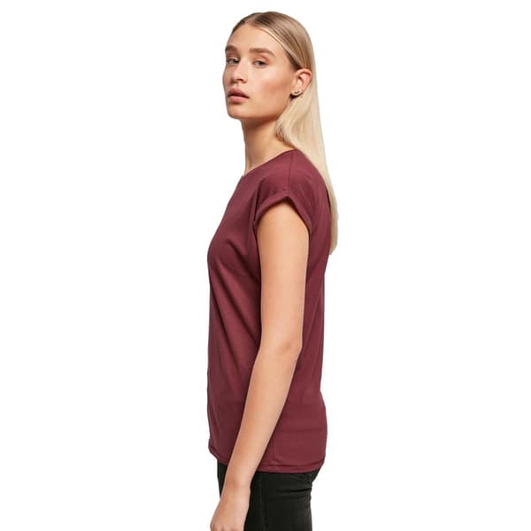 Build Your Brand Womens/Ladies Extended Shoulder T-Shirt