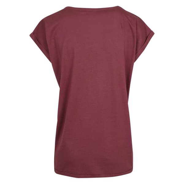 Build Your Brand Womens/Ladies Extended Shoulder T-Shirt