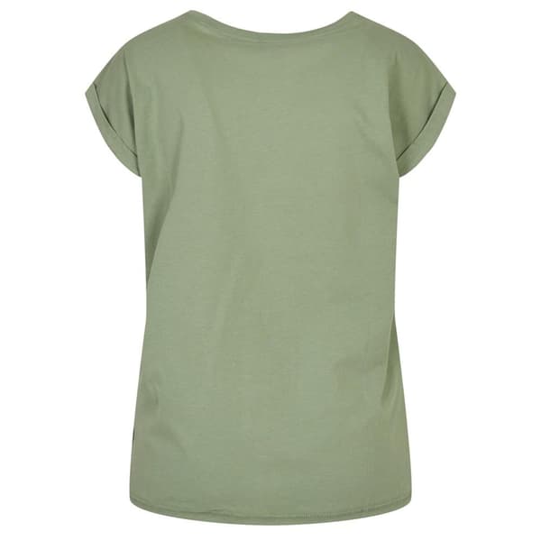 Build Your Brand Womens/Ladies Extended Shoulder T-Shirt