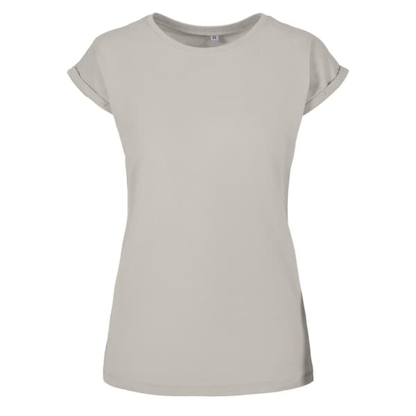 Build Your Brand Womens/Ladies Extended Shoulder T-Shirt