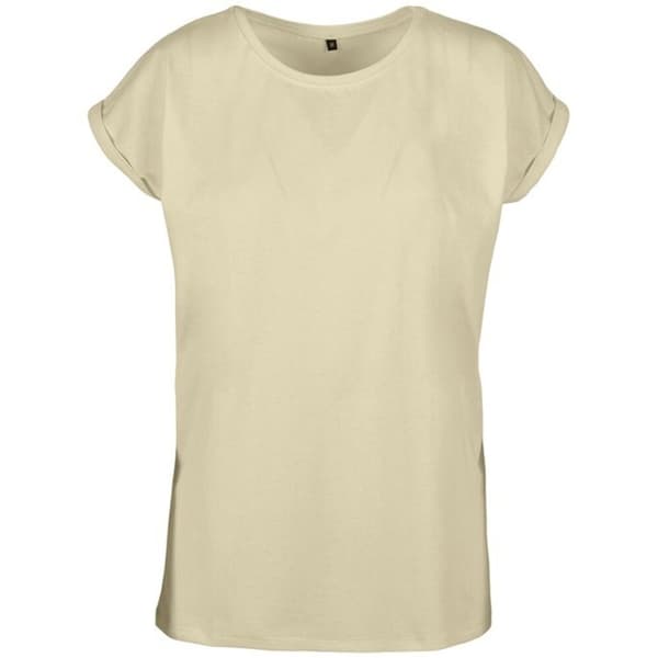 Build Your Brand Womens/Ladies Extended Shoulder T-Shirt
