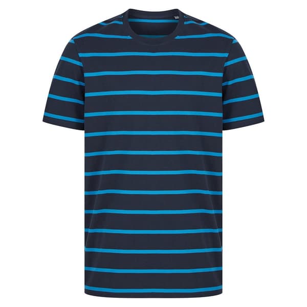 Front Row Mens Striped T-Shirt
