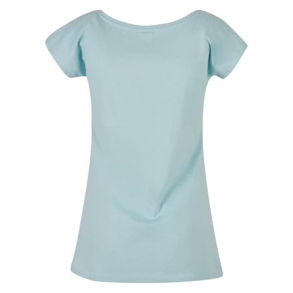 Build Your Brand Womens/Ladies Wide Neck T-Shirt