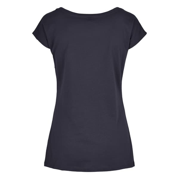 Build Your Brand Womens/Ladies Wide Neck T-Shirt