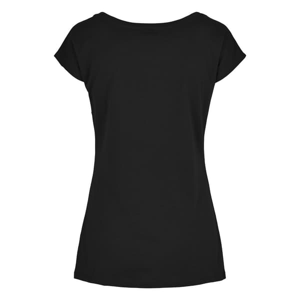 Build Your Brand Womens/Ladies Wide Neck T-Shirt