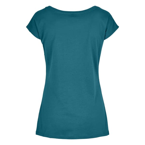Build Your Brand T-shirt med bred hals til kvinder/damer