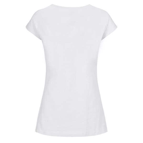 Build Your Brand T-shirt med bred hals til kvinder/damer